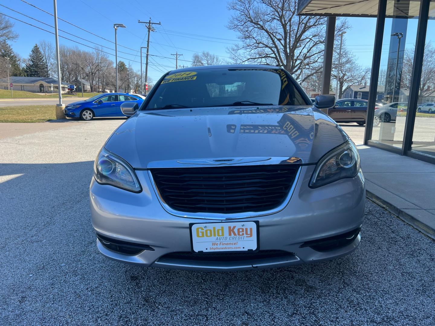 2014 Billet Silver Metall Chrysler 200 Touring (1C3CCBBB0EN) with an 2.4L L4 DOHC 16V engine, 6-Speed Automatic transmission, located at 1633 W Kimberly, Davenport, IA, 52806, (563) 323-5341, 41.559456, -90.598732 - Photo#2